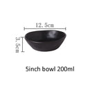 Axyaa Retro Gray Ceramic Dinnerware Set