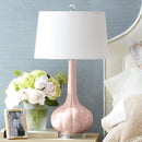 Axyaa Pink Ceramic Table Lamps LED for Home & Office - Contemporary Design
