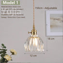 Axyaa Multi-Color Glass Pendant Light: 23 Shapes Hanging Lamp for Kitchen & Dining
