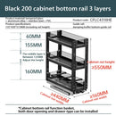 Axyaa 2-Layer Seasoning Storage Pull Out Organizer Rack for Kitchen Cabinet Drawers