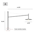 Axyaa Nordic Line Geometric Wall Lamp for Home Decoration Lighting