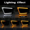 Axyaa LED DRL Fog Lights for Toyota Tacoma 2012-2015 - Front Bumper Driving Turn Signal