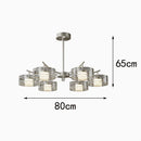 Axyaa Pendant LED Chandelier for Bedroom Decor and Living Room Lighting