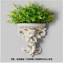 Axyaa Music Angel Resin Vase Wall Sticker Ornaments for Home Livingroom Wall Decoration