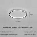 Axyaa Modern Round Iron Dimmable LED Ceiling Lights for Bedroom Foyer Indoor Lighting