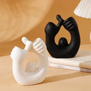 Ceramic Vase Sculpture for Axyaa Living Room Decor