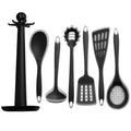 Axyaa Silicone Wooden Handle Kitchenware Set