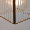 Axyaa Vintage Glass Wall Sconce LED Lamp with Pull Chain Switch