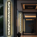 Axyaa Outdoor Wall Light IP65 Waterproof Minimalist Long Porch Sconce Villa Garden Courtyard Light