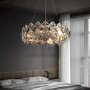 Axyaa Crystal Chandelier Pendant Light for Living & Dining Room