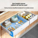 Axyaa Slide Out Cabinet Organizer Pantry Shelves Sliding Drawer Storage Rack