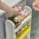 Axyaa Slim Storage Cart: Rolling Rack for Laundry, Bathroom, Kitchen & Living Room