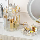 Axyaa 3 Tier Diamond Pattern Cosmetic Organizer Vanity Rack for Bathroom Counter