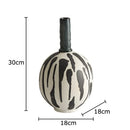 Modern Ink Wash Ceramic Vase for Stylish Home Decor by Axyaa