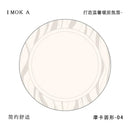 Axyaa Soft Plush Round Rug: Minimalist Nordic Style Cream Living Room Carpet
