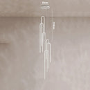 Axyaa LED Spiral Staircase Pendant Light for Modern Minimalist Villa Duplex