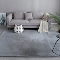Luxurious Faux Rabbit Fur Rug by Axyaa: Cozy Living Room Bedroom Decor & Play Mat