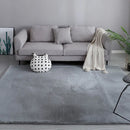 Luxurious Faux Rabbit Fur Rug by Axyaa: Cozy Living Room Bedroom Decor & Play Mat
