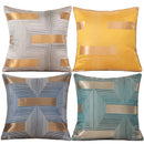 Axyaa Geometric Pattern Throw Pillowcase: Elegant Home Decor Cushion Cover 45X45