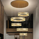 Axyaa Modern Luxury Home Staircase Pendant Lights Living Room Indoor Lighting