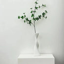Axyaa Ceramic Geometric Lines Vase Abstract Decorative Ornaments