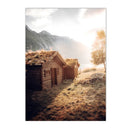 Nordic Forest Wildlife Wall Art Print by Axyaa
