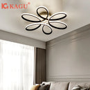 Axyaa Flower Ceiling Light: Nordic Warm LED for Bedroom, Living Room, Study & Restaurant.