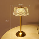 Axyaa Rechargeable LED Touch Night Lamp Glass Table Lamps