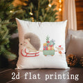 Christmas-inspired Axyaa Pillowcases for Home Decor, Sofa, Bedroom, Car - Patterned Cushion Cover