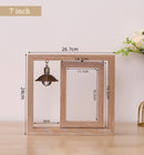 Axyaa Rotating Wooden Photo Frames - Personalized Couples Gifts
