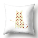 Axyaa Geometric Animal Series Pillowcase: Stylish Sofa Chair Seat Cover for Home Decor