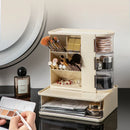 Axyaa Cosmetic Storage Cabinet: Bedroom & Living Room Makeup Organizer Skin Care Display