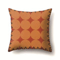 Axyaa Retro Geometric Pattern Cushion Cover for Sofa and Couch Décor