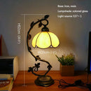 Axyaa Tiffany Table Lamp - Elegant Retro Stained Glass Desk Lamp for Home and Hotel