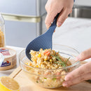 Axyaa Silicone Long Handle Rice Spoon - Non Stick & High Temperature Resistant