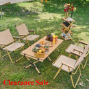 Axyaa Portable Beach Chair: Foldable Carbon Steel Outdoor Camping Stool