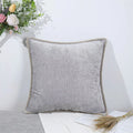 Luxurious Chenille Green Cushion Cover for Sofa Home Decor by Axyaa