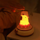 Axyaa Capybara Silicone Night Light: Rechargeable, Dimmable, Cute Cartoon Design
