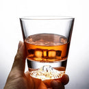 Axya Retro Japanese Glass Teacup Whiskey Cup Handmade Mountain Cup