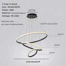 Axyaa Clover Chandelier: Nordic Modern Dining Table Pendant Lights for Home Decor & Living Room