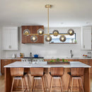 Axyaa Glass Pendant Lights for Kitchen Island Dining Table Chandelier Bar Home Decor