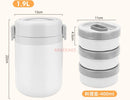 Axyaa 304 Vacuum Insulated Layered Portable Lunch Box for Office Workers