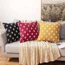 Axyaa Soft Yellow Cotton Linen Cushion Cover for Stylish Home Decor