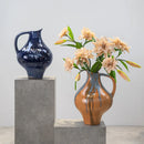 Axyaa Ceramic Graffiti Vase Handcrafted Home Decor Floral Arrangement Bottle