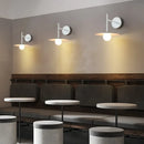 Axyaa Nordic Arm Movable Glass Wall Lamp with G9 Bulb for LED Lighting