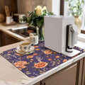 Axyaa Halloween Skull Drying Mat for Kitchen Counter and Coffee Bar