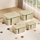 Axyaa Stackable Storage Box Organizer with Lid: Toys, Snacks, Books, Sundries Home Organization
