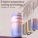 Axyaa Insulated Smart Coffee Cup for Girls | Stainless Steel Vacuum Flask | Christmas Gift