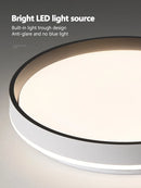Axyaa LED Round Ceiling Lamp: Modern, Simple, & Stylish for Bedroom, Study, Balcony & Living Room