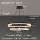 Axyaa Minimalist Ceiling Ring Chandelier Pendant Light for Dining & Living Room